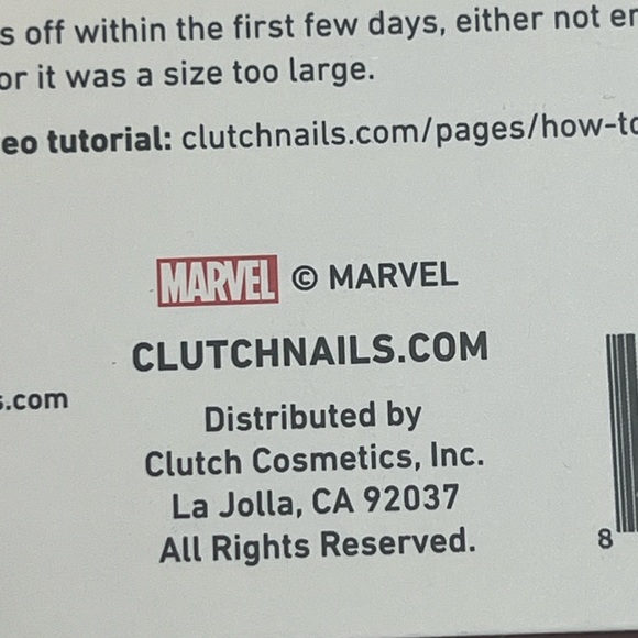 Clutch Nails Marvel Spider-Man Press on nails XL Coffin NEW Sealed box - Picture 7 of 11